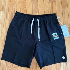Vuori Kori Lined Shorts - 7” Inseam - Black